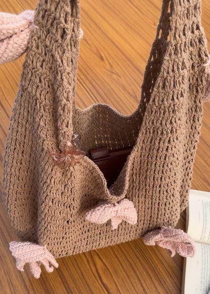 Butterfly Crochet Tote Bag